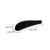 24pcs Flocking Hangers Shoulder Form Pads, Black Non Slip Support view 2