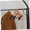 24pcs Flocking Hangers Shoulder Form Pads, Black Non Slip Support view 4