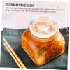 COLLBATH 3pcs Wide Mouth Fermenter Lids for Canning Reusable Glass Sealing Lids for Pickling and Fermented Foods Compatible with Mason Jars Easy to Clean and Safe for Food Storage view 3