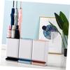 LIFKICH Detachable Umbrella Storage Rack with Leakproof Drip Tray Anti-dumping Six-hole Stand for Long and Folding Umbrellas Compact Design for Entryway and Home Use Nordic Blue view 3