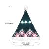 SamLng Merry Christmas LED Christmas Hat for Adults Classic Santa Colorful Xmas New Year Party Headwear. Plush Soft Comfort Cap view 4
