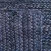 Aizza Trends Handmade Hand Braided Natural Jute 13 X 36 Inch Table Runner Rug- Dining Table Runner Rug - Kitchen Table Runner Rug-Pack of 1-Blue view 4