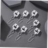TOPPERFUN 30pcs Curtain Track Gliders Hooks for Smooth Sliding Curtains Easy Installation Drapery Rail Accessories for Sheer Valance view 2