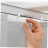 TOPPERFUN 30pcs Curtain Track Gliders Hooks for Smooth Sliding Curtains Easy Installation Drapery Rail Accessories for Sheer Valance view 4