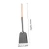QUMIIRITY 2pcs Multi-Function Metal Shovel for Stove Wide Ash Litter Cleaning Shovel Long Handle view 2