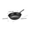 COLLBATH Maifan Stone Non-stick Wok Frying Pan Bottom Cooking Pot for Stir-fry - Handle Easy to Clean for Home Kitchen Versatile Cooking view 2