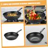 COLLBATH Maifan Stone Non-stick Wok Frying Pan Bottom Cooking Pot for Stir-fry - Handle Easy to Clean for Home Kitchen Versatile Cooking view 3