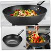 COLLBATH Maifan Stone Non-stick Wok Frying Pan Bottom Cooking Pot for Stir-fry - Handle Easy to Clean for Home Kitchen Versatile Cooking view 4