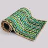 Aizza Trends Handmade Hand Braided Natural Jute 13 X 36 Inch Table Runner Rug- Dining Table Runner Rug - Kitchen Table Runner Rug-Pack of 1-Green view 1
