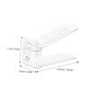 HOOTNEE 2pcs Adjustable Shoe Rack Organizer Space-Saving Slipper Holder Multi-Purpose Shoe Slots Shelf for High Heels Sneakers Anti-Slip Design view 3
