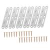 KICHOUSE Bed Rail Fasteners 6 Sets Iron Silver Replacement Hardware view 1