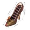 CONGARTENO Creative High-heeled Shoe Jewelry Display Stand Chic Ear and Ring Organizer for Home Decor Dark Ample Storage for Earrings and Rings view 2