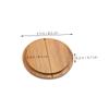 CONGARTENO 4pcs Wood Jar Lids Airtight Sealing Lids for Glass Jars Wooden Covers for Travel Mugs Tea Cups and Spice Storage Vintage Style view 2