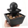 OSOLADY Water Fountain Solar Tabletop Waterfall Decor for Home Office Running Water Ornament view 2