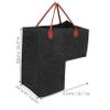 BUGUUYO Modern Stair Storage Basket Grey Collapsible Storage Container for Household Organizing view 2