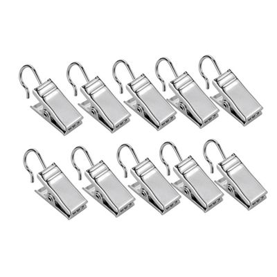 ORFOFE 36pcs Boho Bathroom Curtain Hooks Shower Curtain Clips Sturdy Hangers Easy to Install Remove