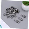 ORFOFE 36pcs Boho Bathroom Curtain Hooks Shower Curtain Clips Sturdy Hangers Easy to Install Remove view 2