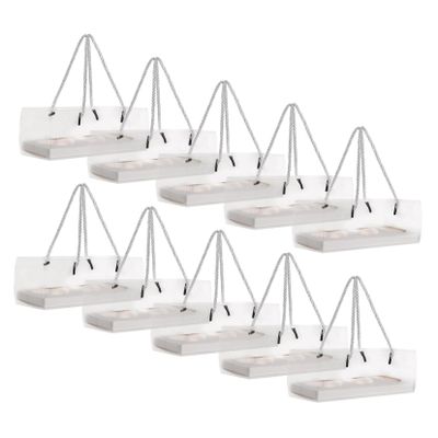 GETAJGHSD 10pcs Bakery Boxes Cookie Box Cupcake Carriers Snack Containers Dividers Egg-yolk Puff Packing Case Dessert Container