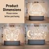 Custom Night Light Cute Personalized Baby Gifts Cloud Butterfly Rainbow Moon & Stars Customized Name Gifts Perfect Personalized Baby Girl Gifts and Customized Baby Gifts view 3