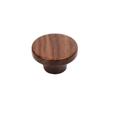 gklwVSlwv Cupboard Handles,Aluminum Alloy Kitchen Cabinet Door Handle,Wooden Furniture Handle Drawer Pulls Cabinet Solid Wood Handles Wardrobe Wood Knob with Mounting Screws,(Knob)