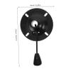 SEWACC 2pcs Office Chair Swivel Base Rotating Dial Bearing Plate Iron Material for Safety view 2