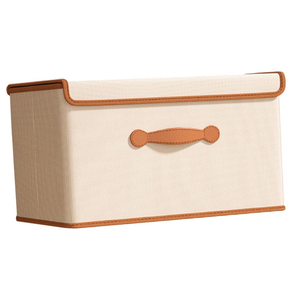 HOOTNEE Fabric Storage Bin Lid Organizer for Clothes Stylish Design for Home Nursery Closet Space-saving