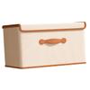 HOOTNEE Fabric Storage Bin Lid Organizer for Clothes Stylish Design for Home Nursery Closet Space-saving view 1