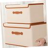 HOOTNEE Fabric Storage Bin Lid Organizer for Clothes Stylish Design for Home Nursery Closet Space-saving view 3