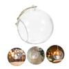 Cabilock 5pcs Hanging Glass Bauble Candle Holders Sphere Tea Light Holders for Terrarium Decor Elegant Glass Hanging Lanterns for Weddings Parties Home Decor view 4