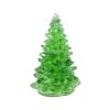 3'' Christmas Tree Figurine with Crystal Stone, Creative Handmade Desktop Decoration and Gifts (Green Glass and Epoxy) - Cbs7 view 1