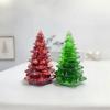 3'' Christmas Tree Figurine with Crystal Stone, Creative Handmade Desktop Decoration and Gifts (Green Glass and Epoxy) - Cbs7 view 4