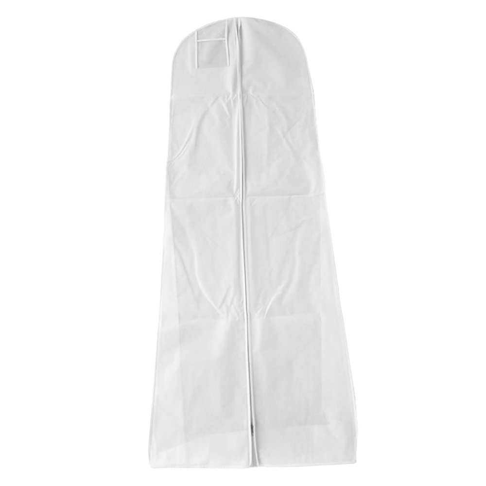 HOOTNEE Wedding Gown Garment Bag Nonwoven Fabric Cover Dress Cover Storage Bag for Wedding 170x50x40cm