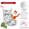 HTTUP Video Game Boys Print Essential Christmas Stocking Generous Size Xmas Party Decorations Adult Stocking view 3