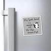 Funny Cat Magnet - Cranky Cat Fridge Magnet, Sarcastic Mom Gift view 2
