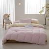 Kimko Pink Buffalo Plaid Duvet Cover,Grid Checkered Bedding Cover with Zipper Closure,Gentle,Soft,Home Cozy and Breathable 3Pcs:1 Duvet Cover+2 Pillowcase (# 02, Queen-79''X90'') view 1
