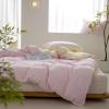 Kimko Pink Buffalo Plaid Duvet Cover,Grid Checkered Bedding Cover with Zipper Closure,Gentle,Soft,Home Cozy and Breathable 3Pcs:1 Duvet Cover+2 Pillowcase (# 02, Queen-79''X90'') view 2