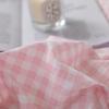 Kimko Pink Buffalo Plaid Duvet Cover,Grid Checkered Bedding Cover with Zipper Closure,Gentle,Soft,Home Cozy and Breathable 3Pcs:1 Duvet Cover+2 Pillowcase (# 02, Queen-79''X90'') view 3