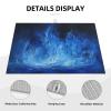 Absorbent Dish Drying Mat For Kitchen Counter, Blue Flame - Dish Drying Pad, Kitchen Gadgets For Easy Clean Multi-Use 18 x 24 Inch view 3