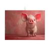 Absorbent Dish Drying Mat For Kitchen Counter, Red Cute Piggy - Dish Drying Pad, Kitchen Gadgets For Easy Clean Multi-Use 18 x 24 Inch view 1