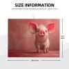 Absorbent Dish Drying Mat For Kitchen Counter, Red Cute Piggy - Dish Drying Pad, Kitchen Gadgets For Easy Clean Multi-Use 18 x 24 Inch view 2