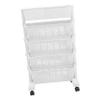 Levemolo Bookshelf Organizer Wheels Rolling Bookcase for Home Storage Rack for Books view 1