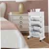 Levemolo Bookshelf Organizer Wheels Rolling Bookcase for Home Storage Rack for Books view 2
