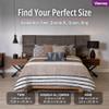 Vianney Tan Grey White Twin-Full Reversible Sherpa Throw Blanket Plush Cozy view 2