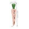 MERRYHAPY Disco Mirror Glass Carrot Figurine Vintage Home Decor Ornament for Parties Unique Tabletop Accent Eye-catching Reflective Carrot Decoration for Garden and Indoor Spaces view 2