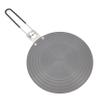 Defrosting Tray Aluminium Heat Diffuser with Handle Black view 1