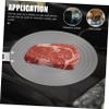 Defrosting Tray Aluminium Heat Diffuser with Handle Black view 4