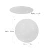BRIGHTFUFU Nonslip Acrylic Cutting Board with - Pad Transparent Chopping Board for Vegetables and Meat Kitchen Accessory for Food Prep view 2