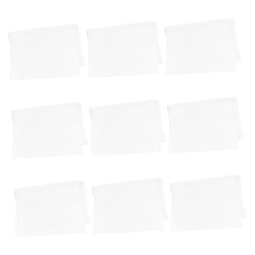 AUTSUPPL 9pcs Refrigerator Liner Pads Oil Soft and Flexible Fridge Mats for Kitchen Organization Transparent Versatile Use