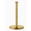 SPXTOM Kitchen Roll Holder, Space-Saving, Paper Towel Holder Countertop, Stainless Steel, Paper Towel Stand with Weighted Base, for Standard and Large Size Rolls(Gold) view 1