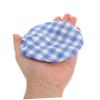 BRIGHTFUFU 6pcs Elastic Cloth Bowl Covers Reusable Sourdough Jar Covers for Containers Breathable Plaid for Baking and Food Storage view 3
